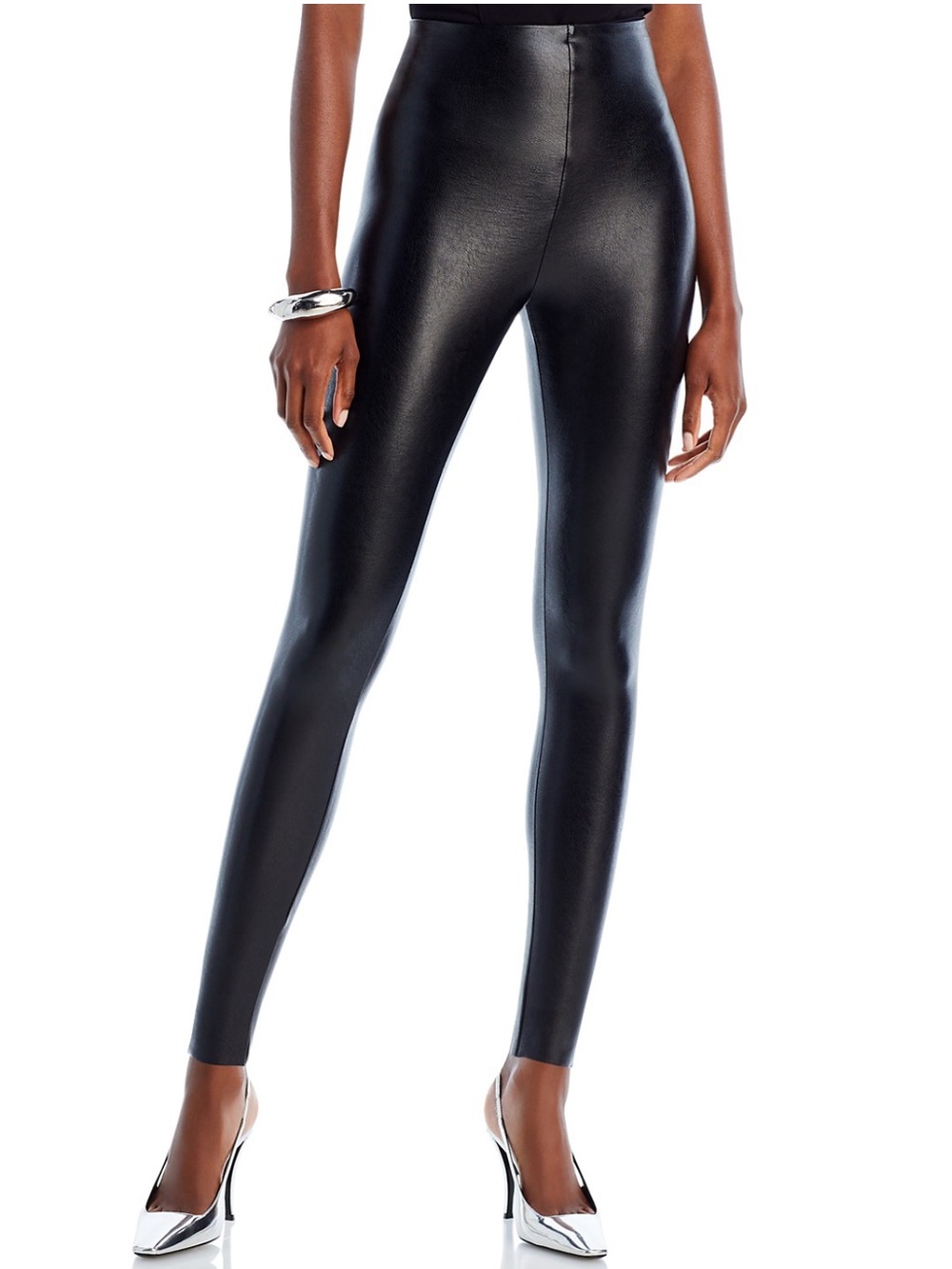 commando Perfect Control Faux-Leather Black Leggings NWT — Size M